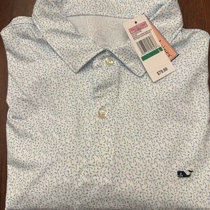 Vineyard Vines Men's Blue Polo Shirt